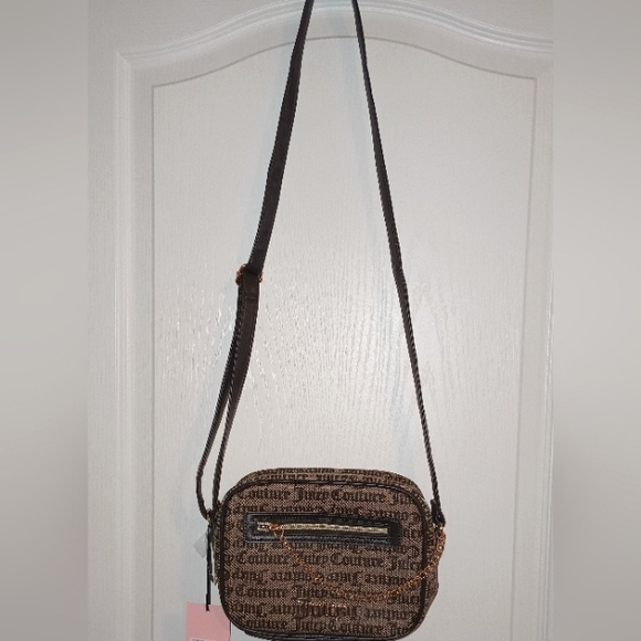 Juicy Couture Taupe Brown Camera Crossbody - Picture 2 of 6